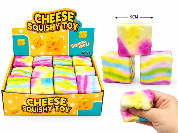 5cm Rainbow Käse - Slow Rise / Squishy