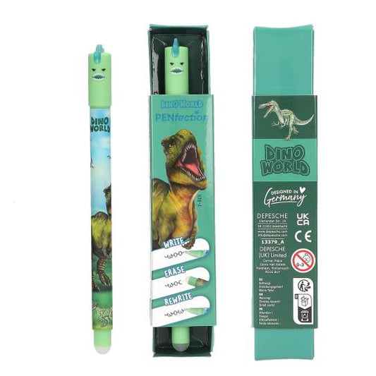 Dino World Radierbarer Gelstift
