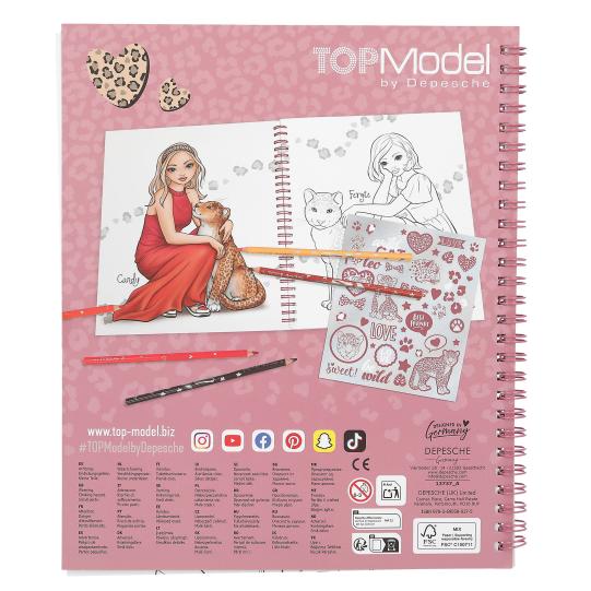 TOPModel Malbuch LEOHEART