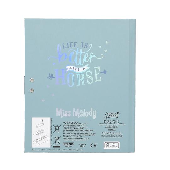 Miss Melody Tagebuch mit Code und Sound