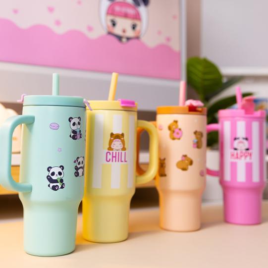 PENFection To Go Becher mit Strohhalm CAPYBARA
