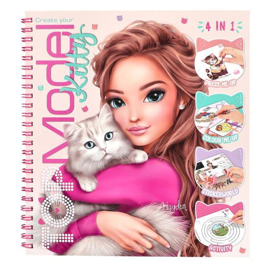 Create your TOPModel Kitty Malbuch