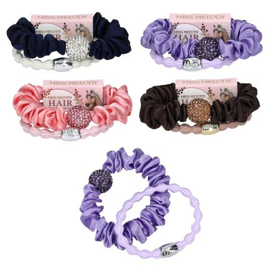 Miss Melody Haargummi Set Strass