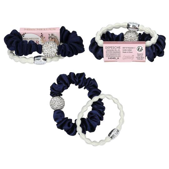 Miss Melody Haargummi Set Strass