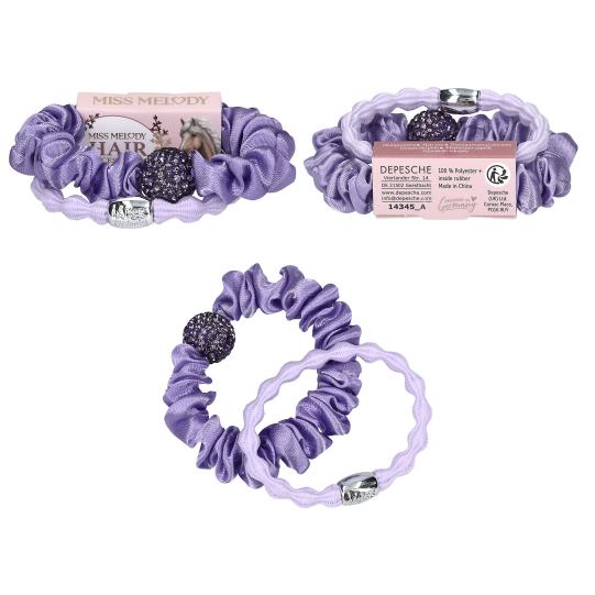 Miss Melody Haargummi Set Strass