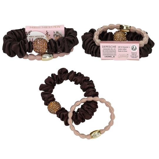 Miss Melody Haargummi Set Strass