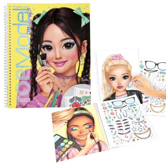 Create your TOPModel Make Up Malbuch