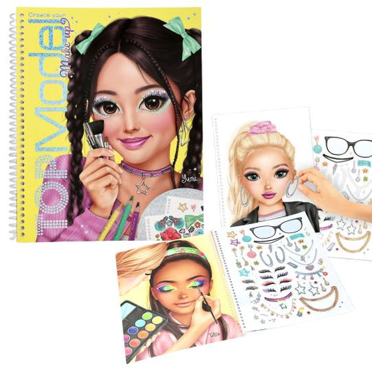 Create your TOPModel Make Up Malbuch