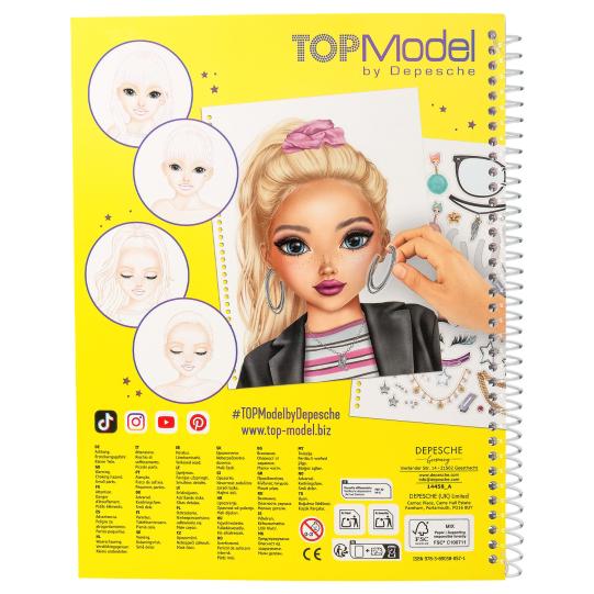 Create your TOPModel Make Up Malbuch