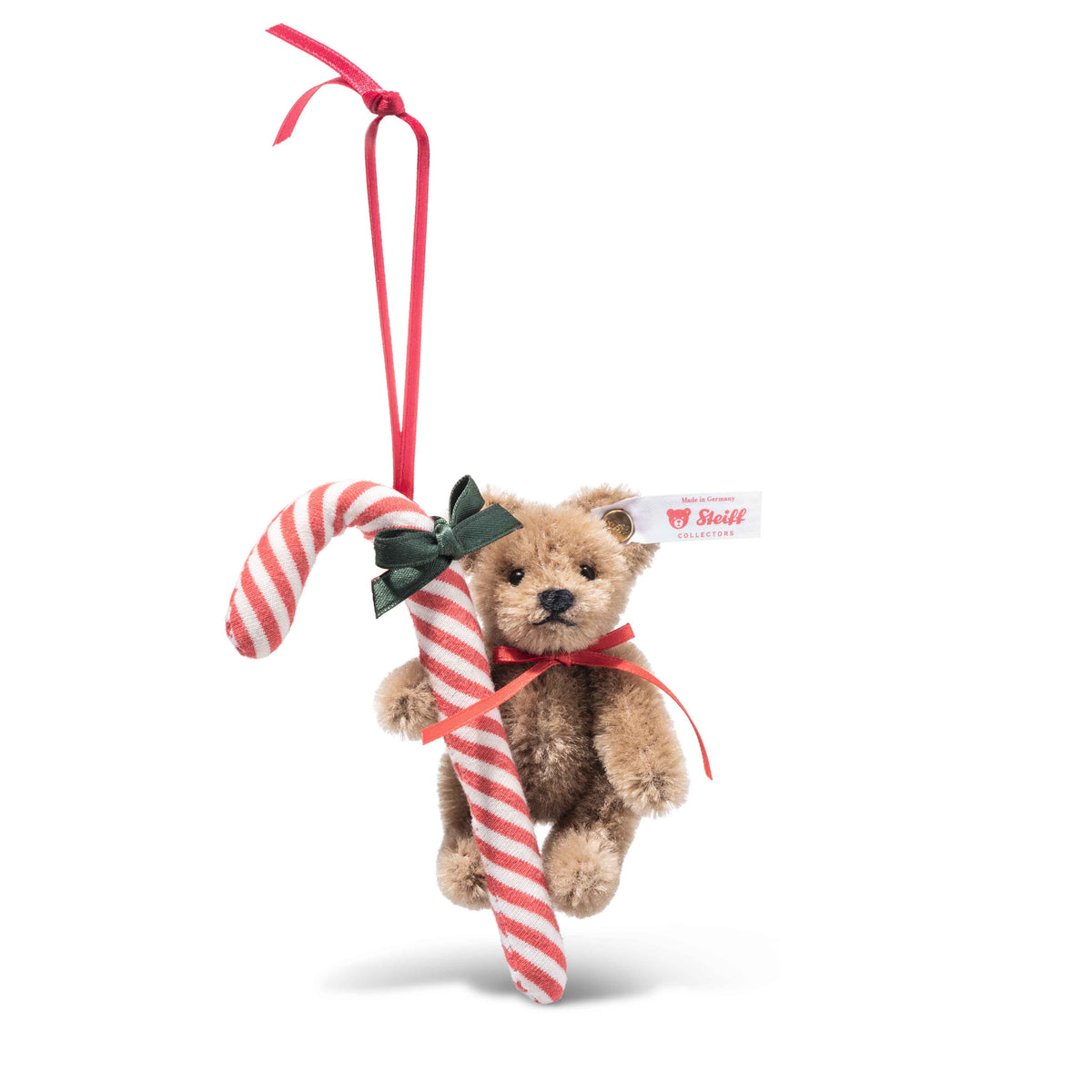 Steiff Teddybär mit Zuckerstange Ornament