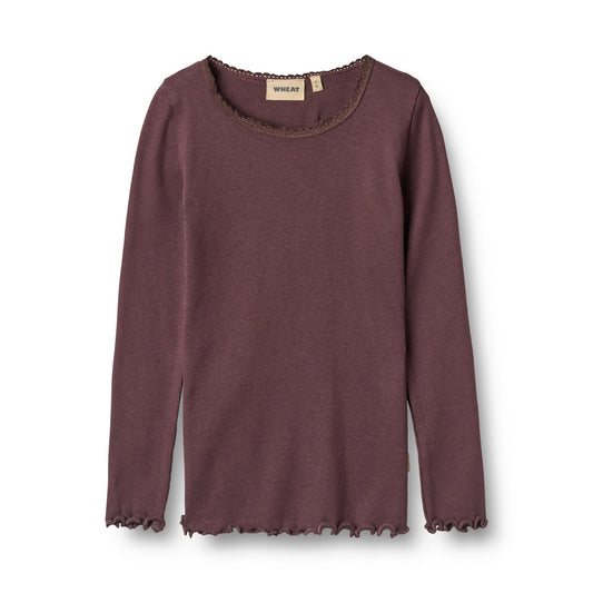 Wheat Reese T-Shirt langarm - fudge