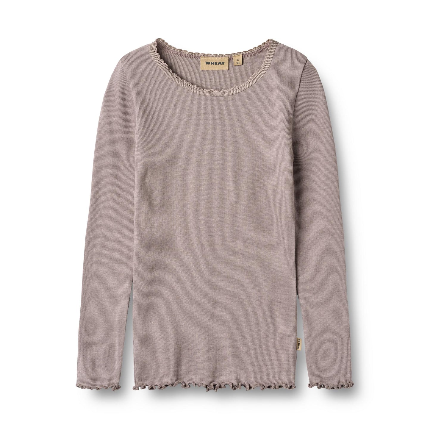 Wheat Langarmshirt Reese - dusty purple
