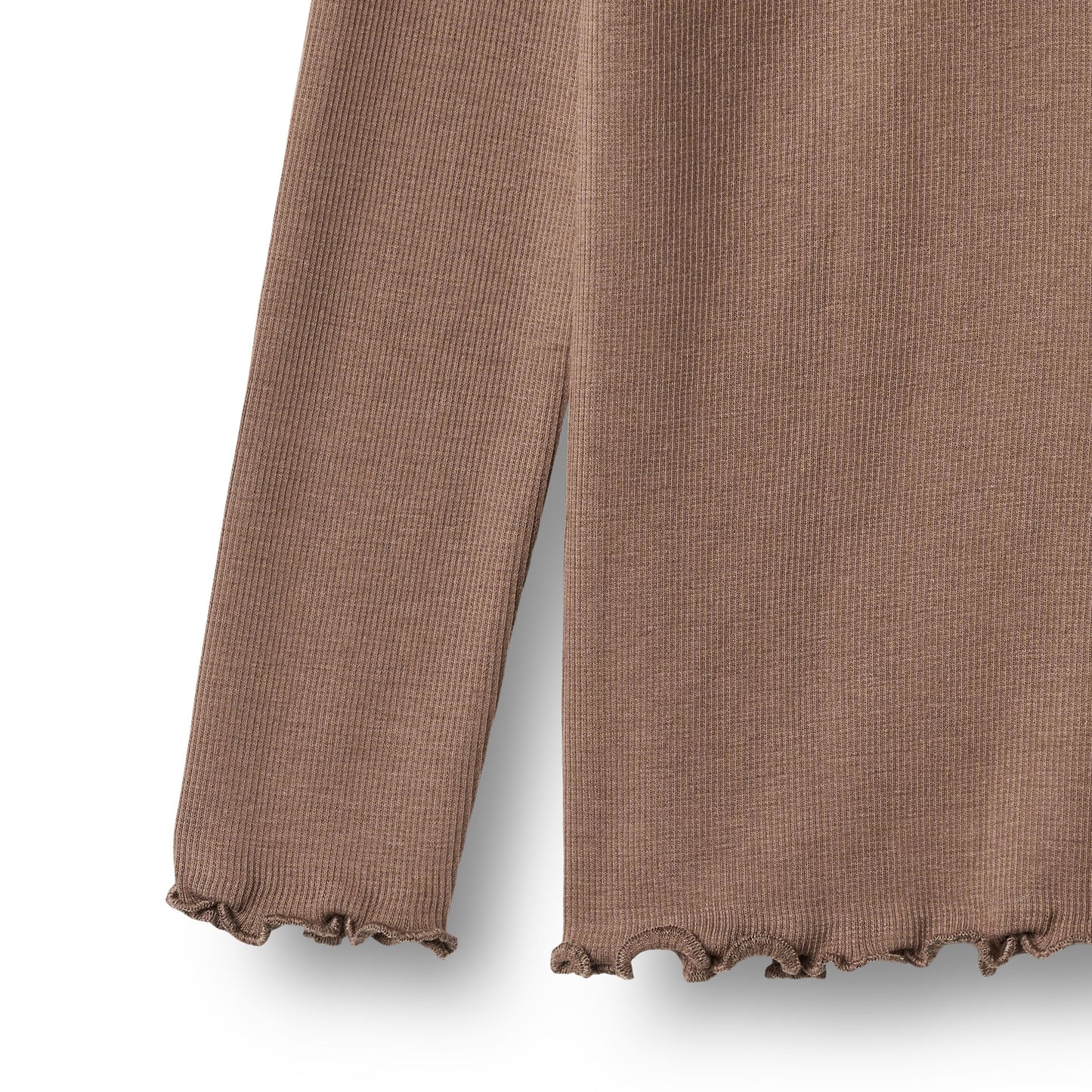 Wheat Ida T-Shirt langarm - toffee brown