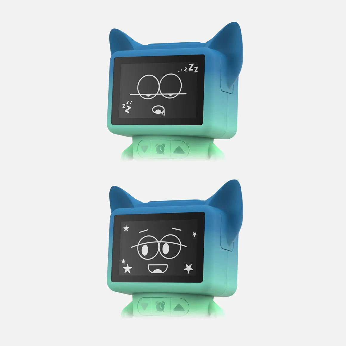 MOB Wecker - Dancing Clock - Blue