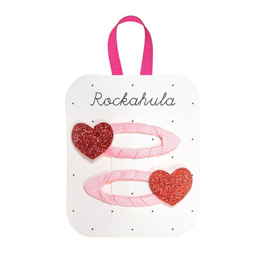 Rockahula Love Herz Glitzer Haarclips