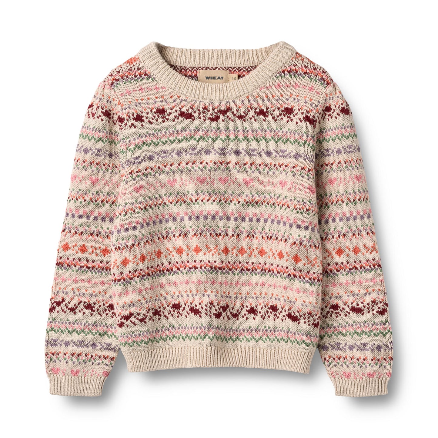 Wheat Jaquard Pullover Olga