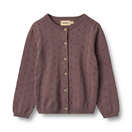 Wheat Strickjacke Maia - plum
