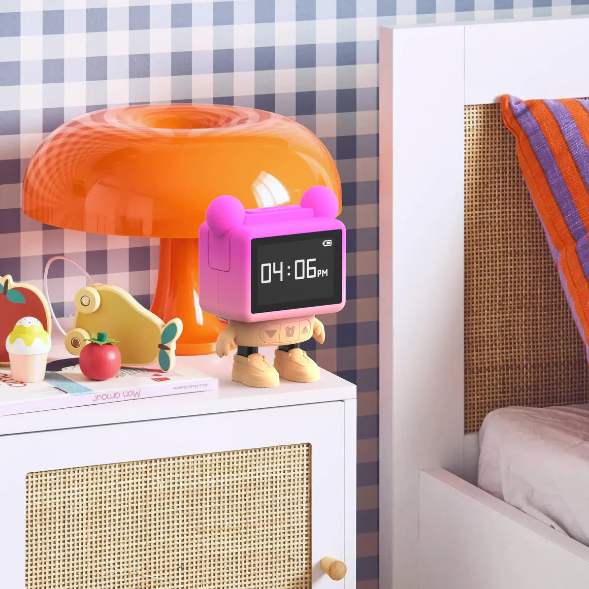 MOB Wecker - Dancing Clock - Pink