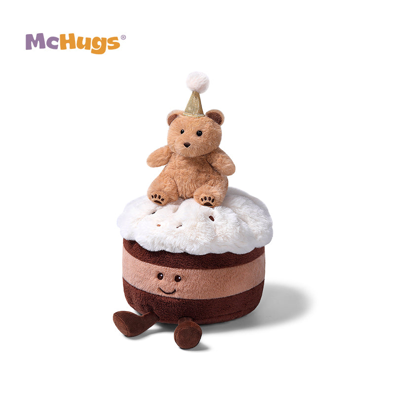 McHugs Raffles Bear Birthday Cake 25cm