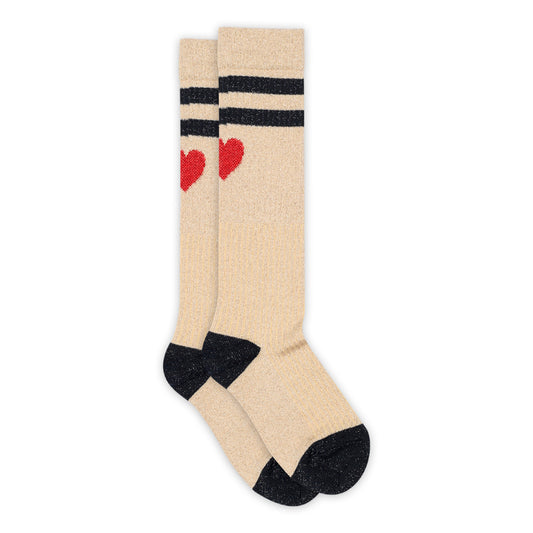 MP Denmark Elga Glitzer Baumwoll-Kniestrümpfe