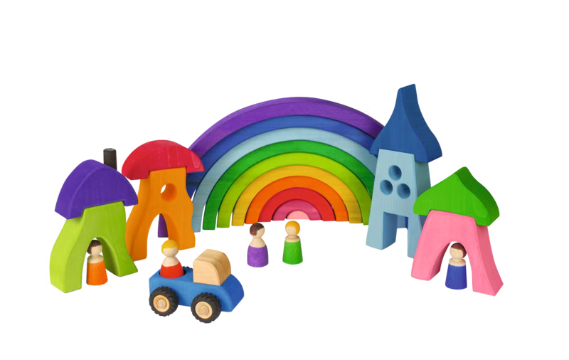 bauspiel Großer Regenbogen 10 Teile