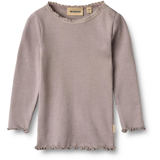 Wheat Mädchen Langarmshirt Reese - dusty purple