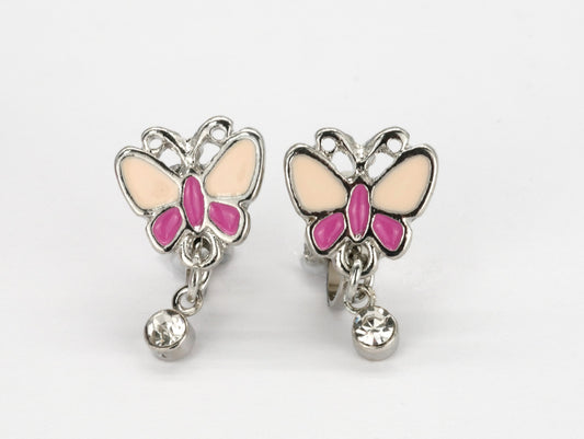 KisMe Ohrclip Schmetterling mit Schmuckstein