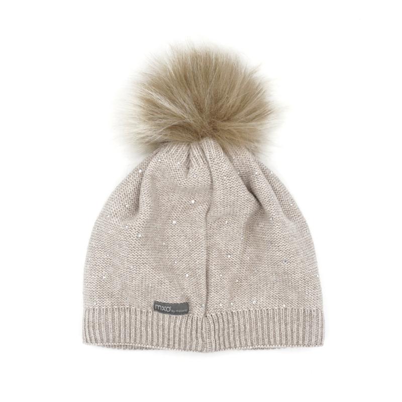 Maximo Kids Girl Mütze Strass