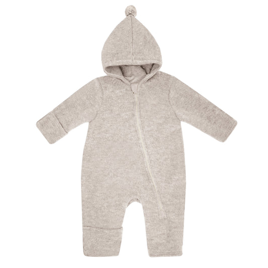 Maximo GOTS Baby Wollfleece Overall mit Pompon