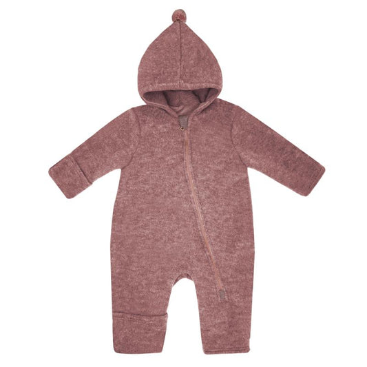 Maximo GOTS Baby Wollfleece Overall mit Pompon