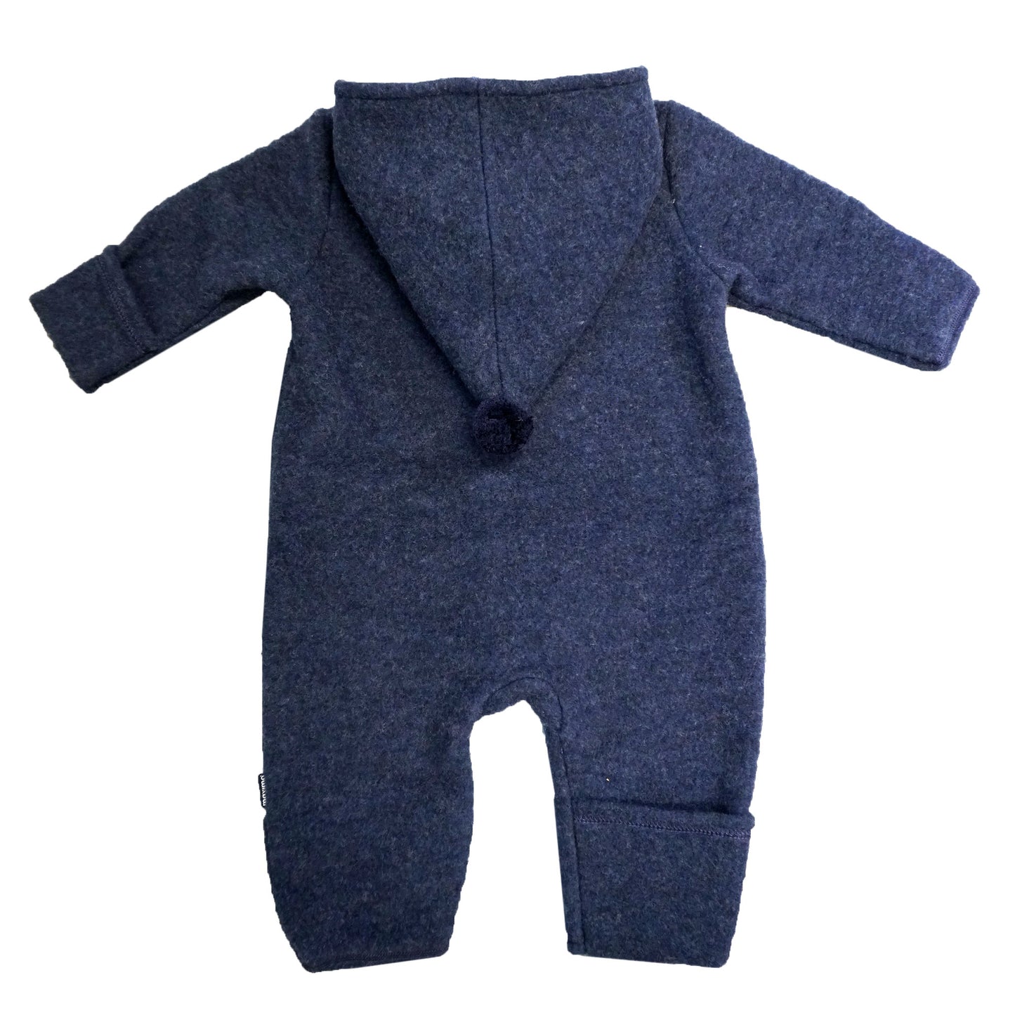 Maximo GOTS Baby Wollfleece Overall mit Pompon