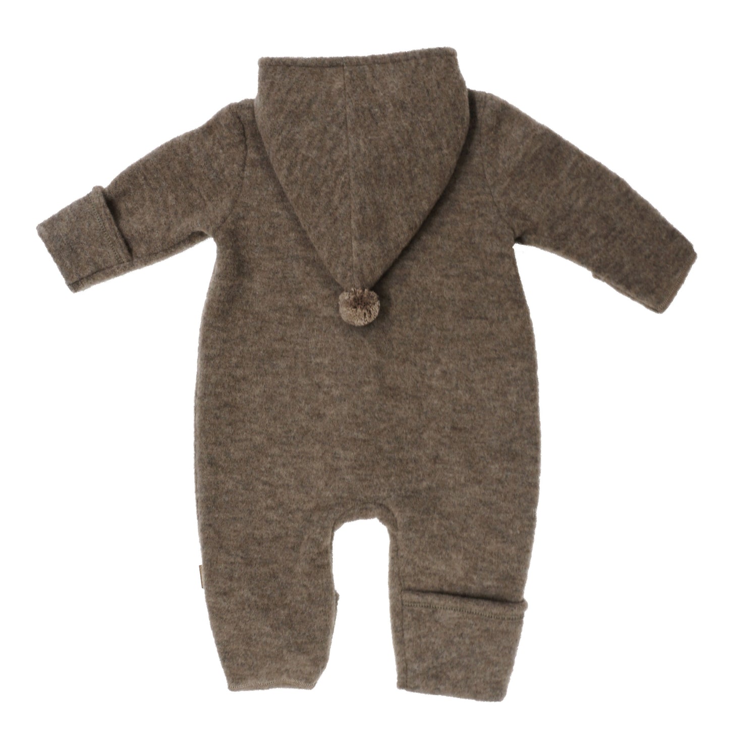 Maximo GOTS Baby Wollfleece Overall mit Pompon