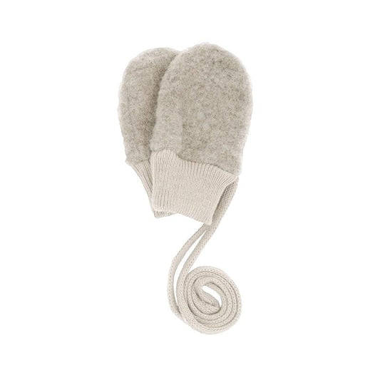 Maximo GOTS BABY-Fausthandschuhe Wollfleece ohne Daumen