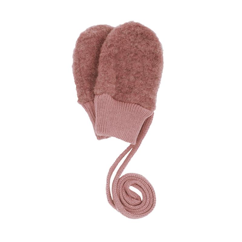 Maximo GOTS BABY-Fausthandschuhe Wollfleece ohne Daumen