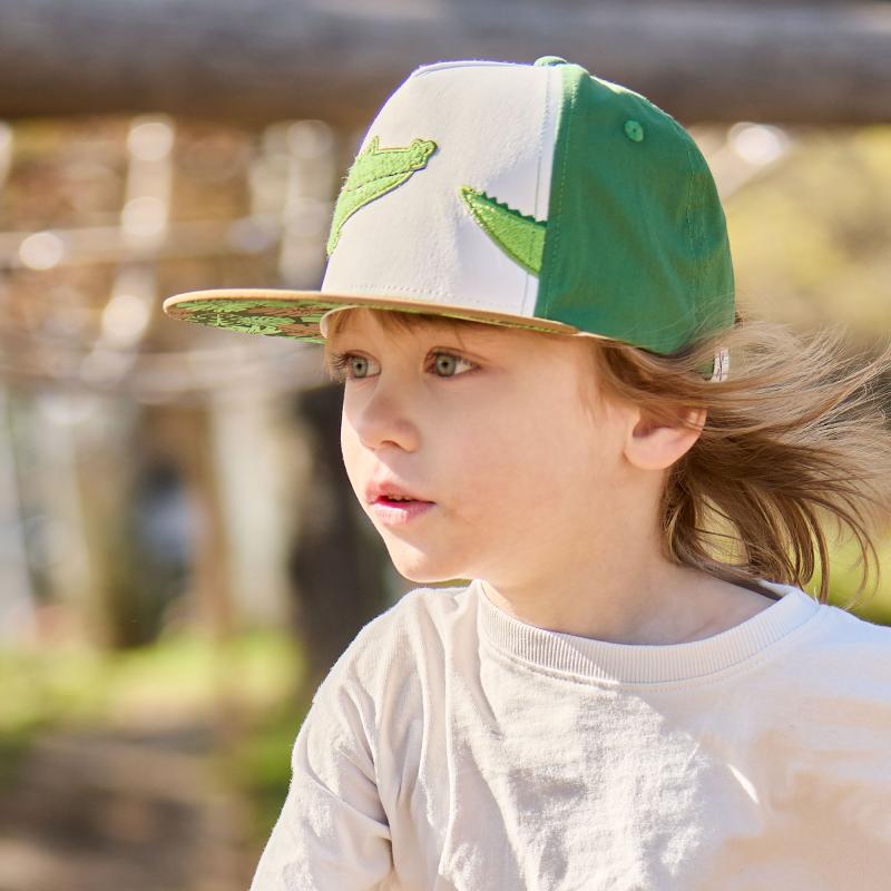 maximo Kids Boy-Cap Krokodil Snap-back Verschluß