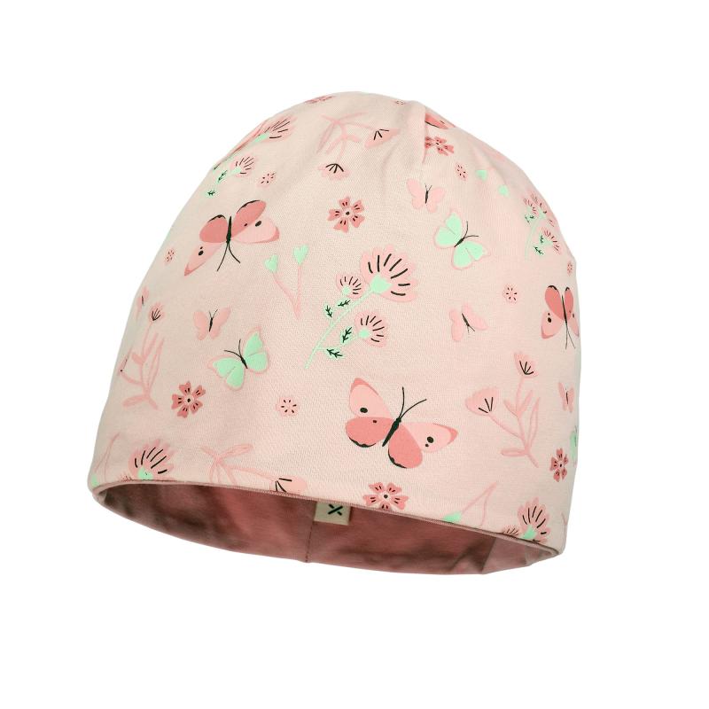 maximo Kids Girl Wende-Beanie Schmetterling