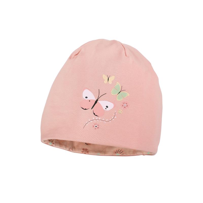 maximo Kids Girl Wende-Beanie Schmetterling