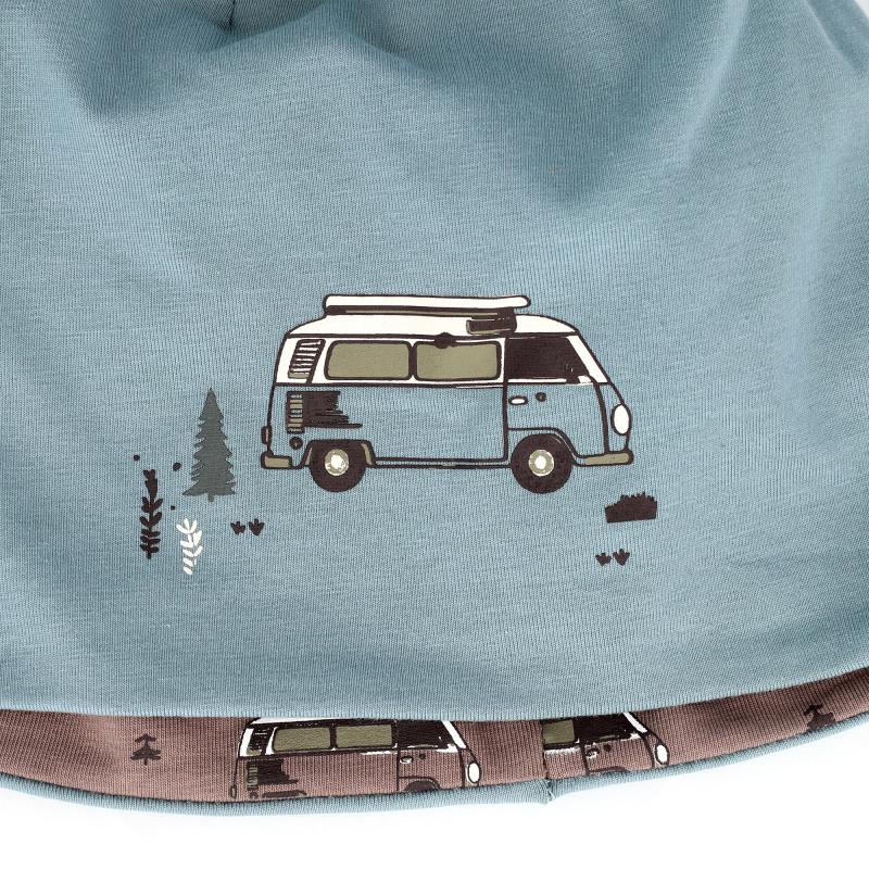 maximo Kids Girl Wende-Beanie Camping Auto