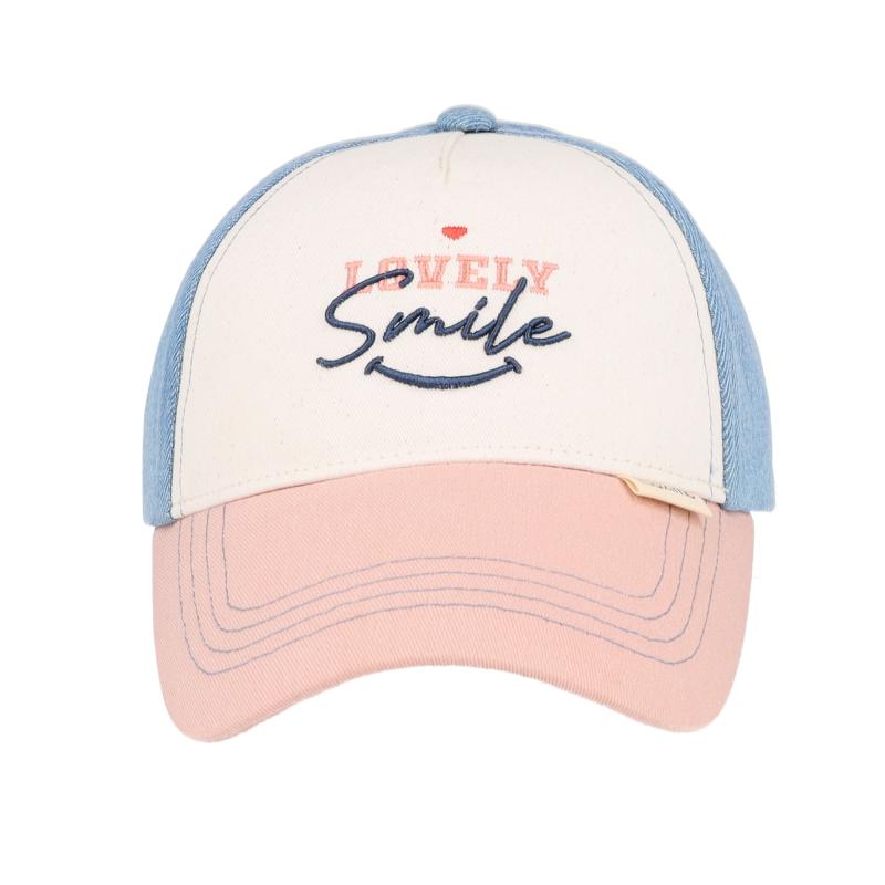 maximo Kids Girl-Cap lovely smile snap-back Verschluß