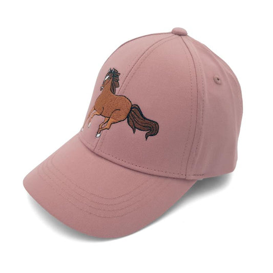 maximo Kids Girl-Cap, Pferd Klettverschluß