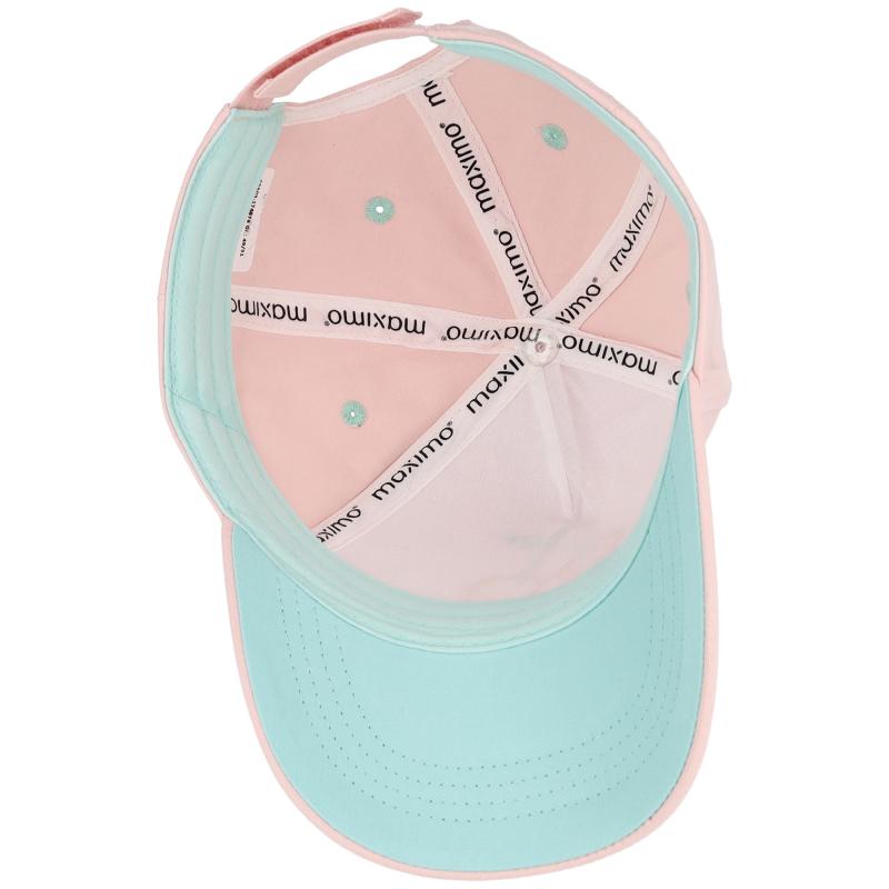 maximo Kids Girl-Cap Kirsch Stickerei Klettverschluß