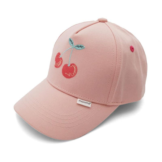 maximo Kids Girl-Cap Kirsch Stickerei Klettverschluß