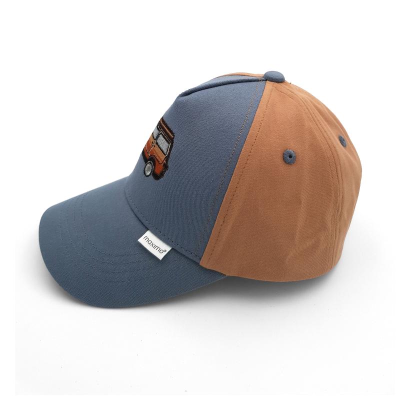 maximo Kids Boy-Cap Camping Bus Stickerei Klettverschluß