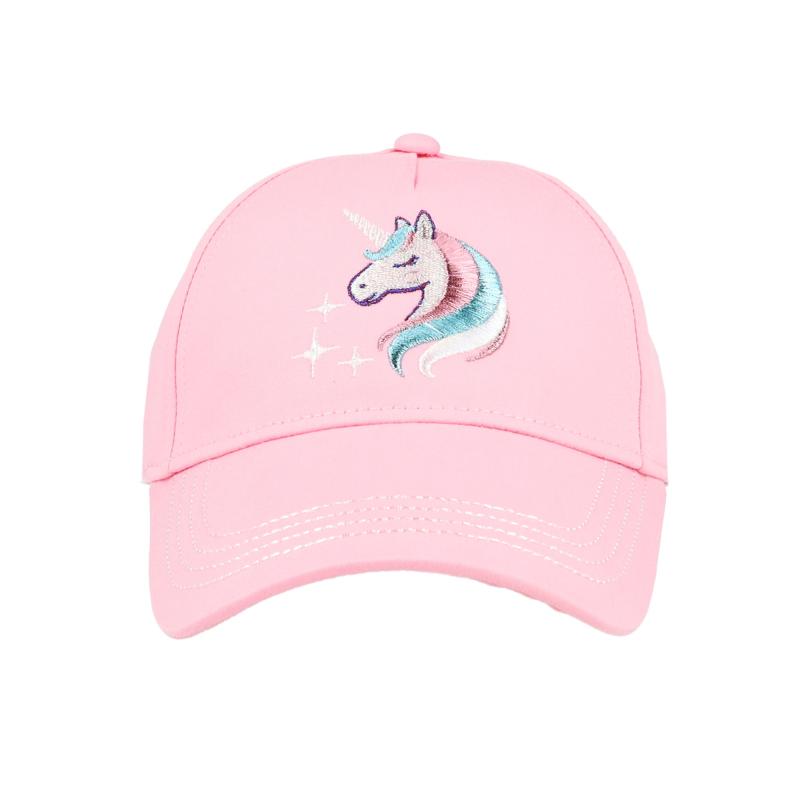 maximo Kids Girl-Cap Einhorn Stickerei Klettverschluß