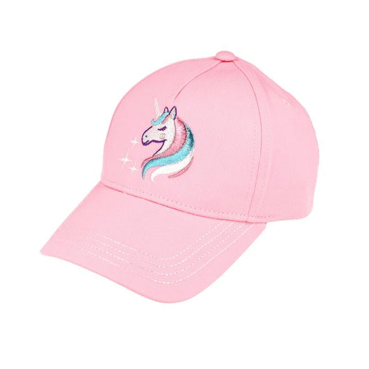 maximo Kids Girl-Cap Einhorn Stickerei Klettverschluß