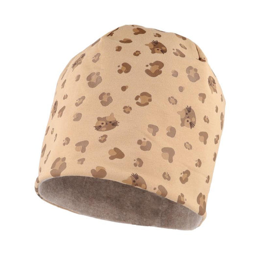 maximo MINI GIRL-Beanie Druck Katze