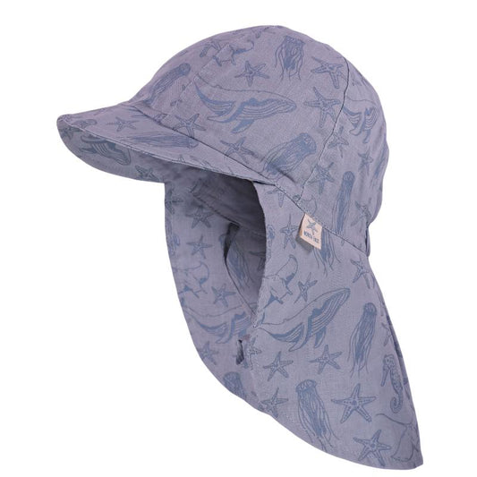 maximo Kids Boy Schildmütze Maritim Nackenschutz UV 15