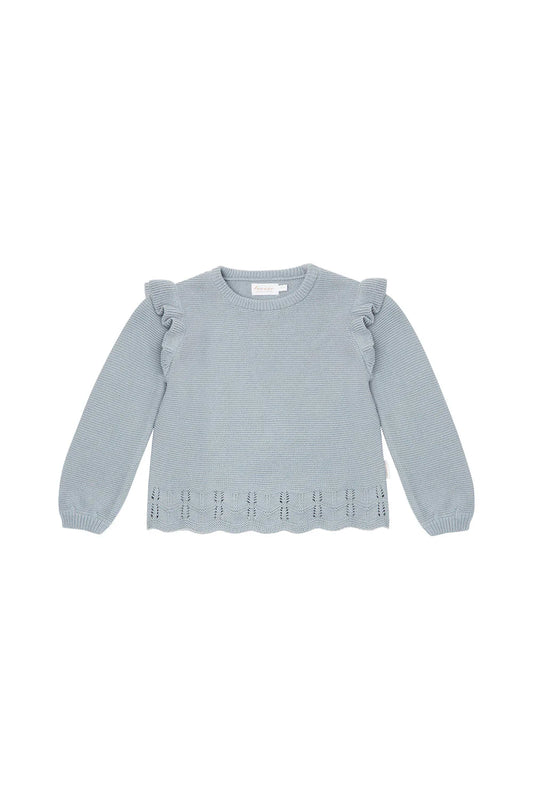 Leevje Pullover mit Rüschendetails