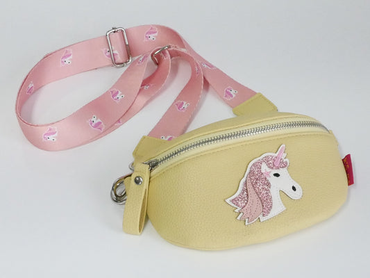 KisMe Sidebag Einhorn sorbet gelb