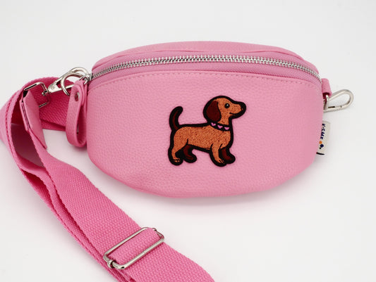 KisMe Sidebag Lady Trixie Dackel himbeer